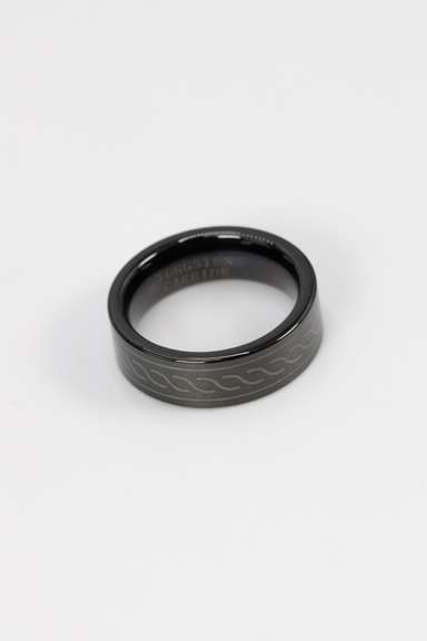 Men's Tungsten Carbide Celtic Design Wedding Band Comfort Fit Ring Size 5