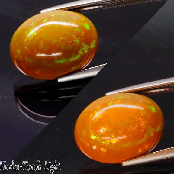 Gorgeous 5.72ct semi black Welo Opal