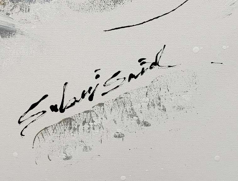 Sabri Said Original Acrylic on Canvas "Elegance" Sabri Said