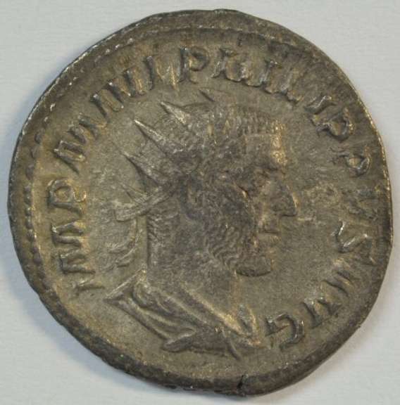Original Philip I Roman Silver Antoninianus, 244-249 AD