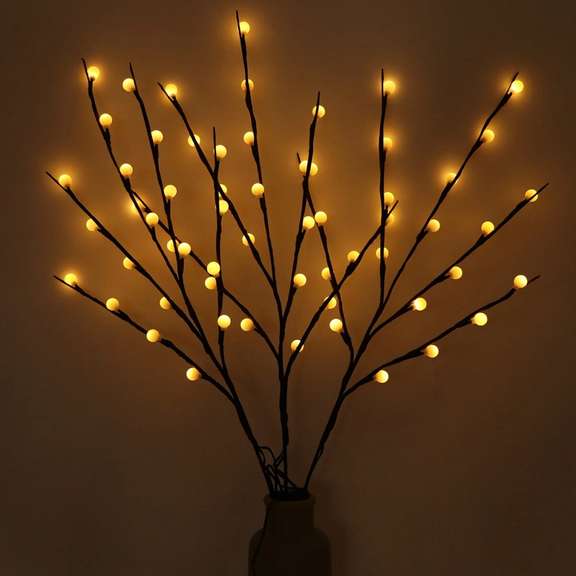 3pcs Solar Garden Light Outdoor Decor Tree Ball