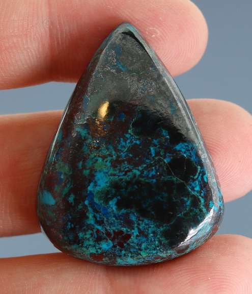 Stunning 55.34ct glossy blue Azurite