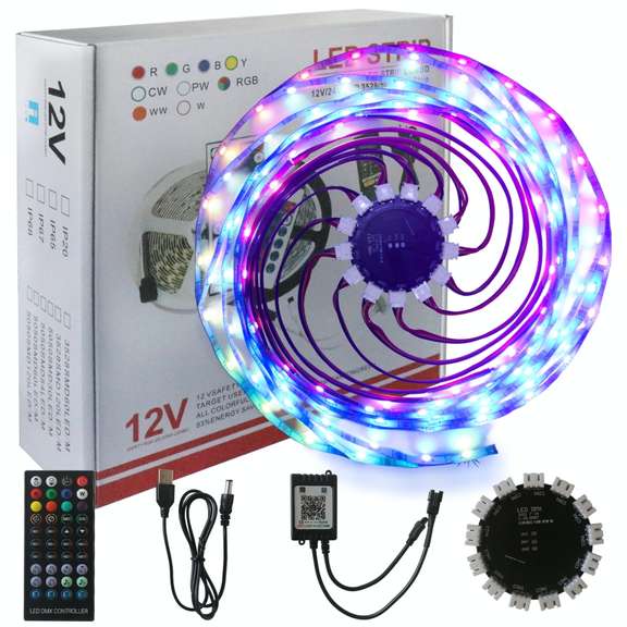 LED Sound Activated Light Drum Fireworks Light