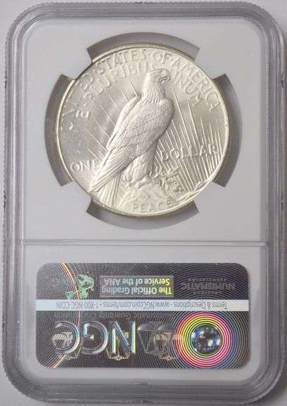1935 Peace Silver Dollar NGC MS64