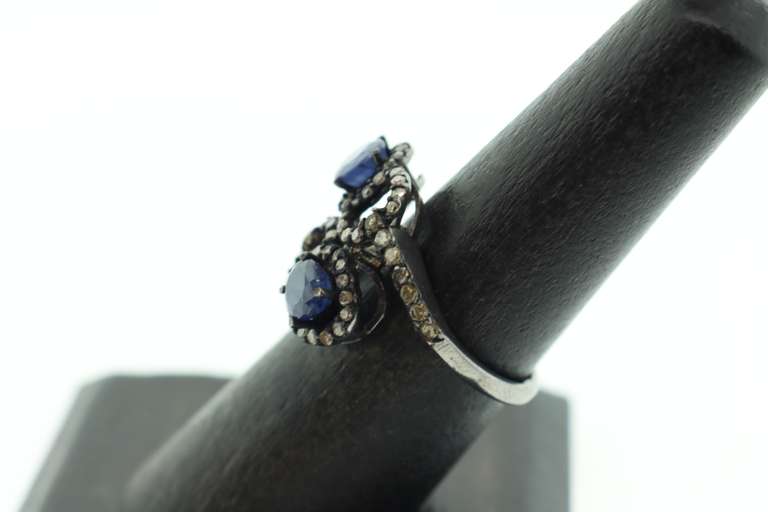Sterling Silver & Diamond Ring