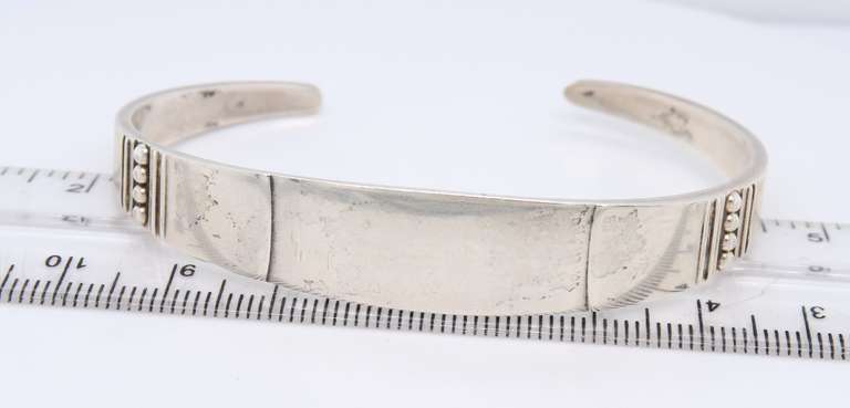 925 Sterling Silver Reed and Barton Cuff Bangle