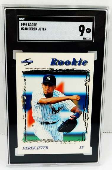 Derek Jeter 1996 Score Rookie Baseball Card, 9MT