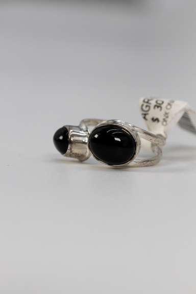 Sterling Silver Black Onyx Ring