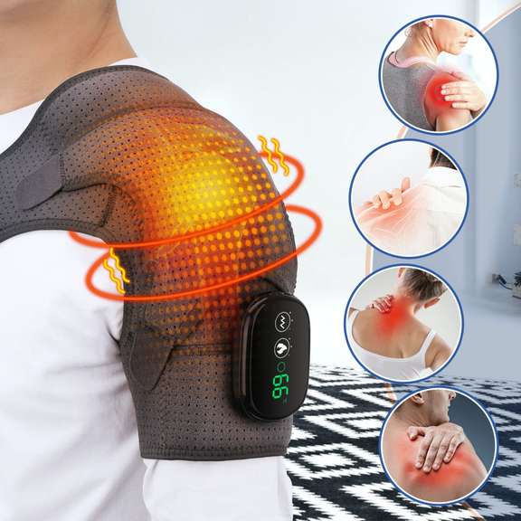 Electric Heating Vibration Massage Shoulder Pads
