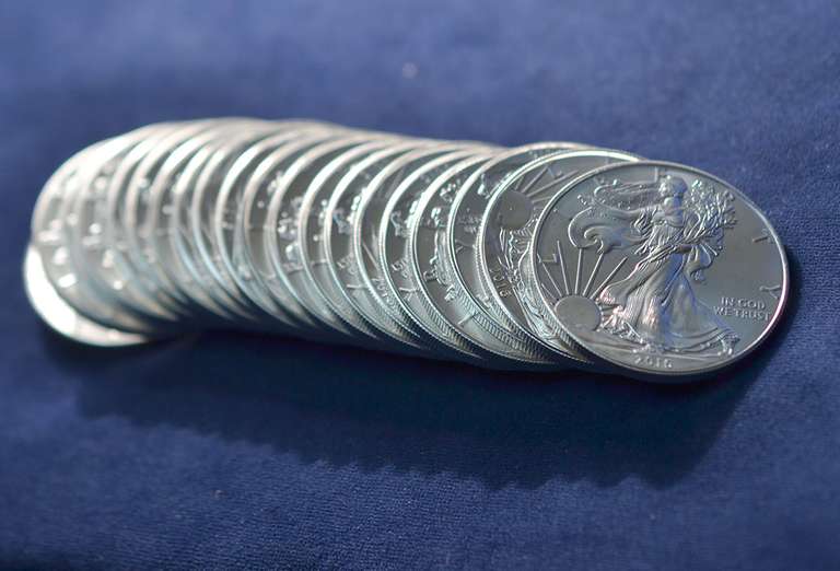 Roll Of 20 2016 American Silver Eagles, BU.