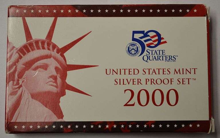 2000 Silver Proof Set OGP