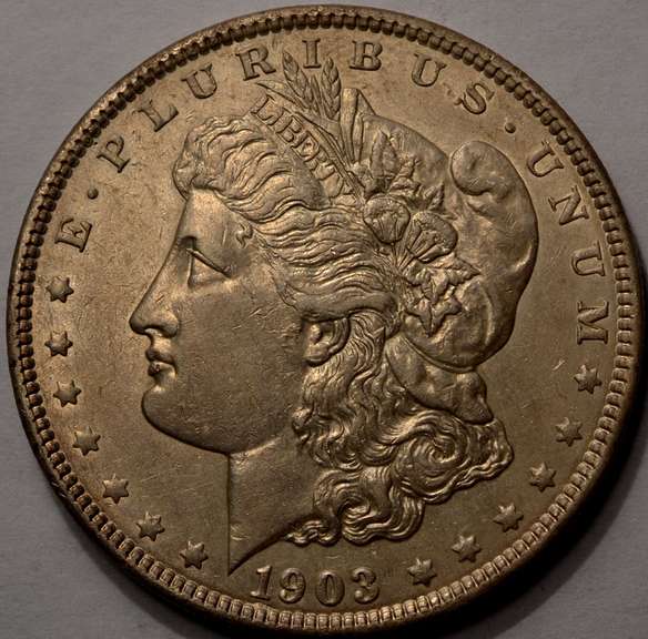 1903 Morgan Silver Dollar, Circulated.