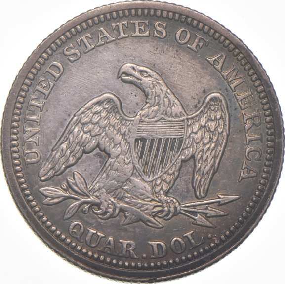 1856 Seated Liberty Quarter Dollar