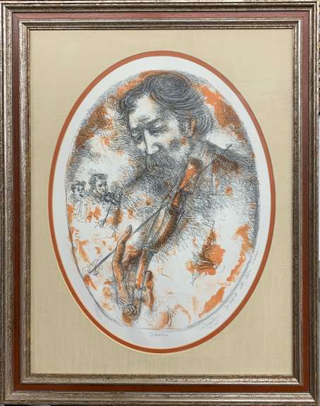 Fiddler Limited Edition Lithograph