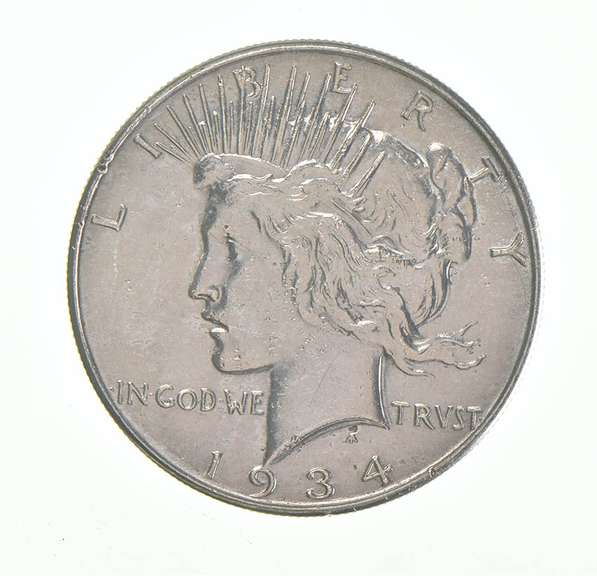 1934 Peace Silver Dollar