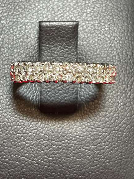 PLATINUM AND DIAMOND WEDDING BAND