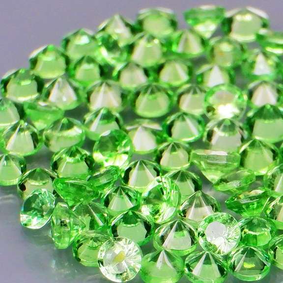 Rare 3.65ct untreated apple green Tsavorite set