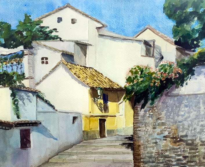 Original Watercolor Decorative Art