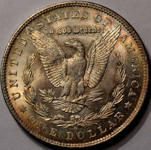 1904-O Beautiful Toned & Flashy Morgan Silver Dollar, BU.
