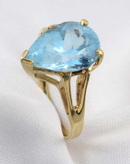 Bold Blue Topaz Ring