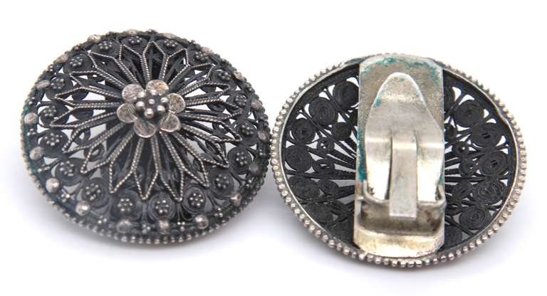 Sterling Silver Clip Earrings