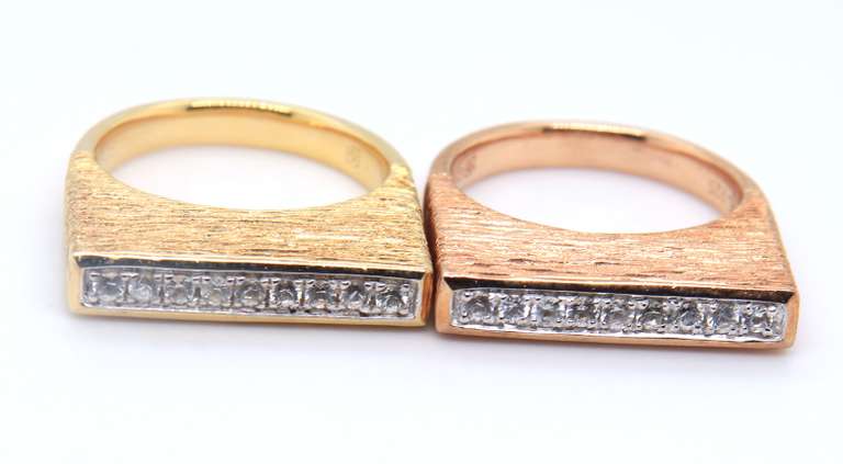 925 Sterling Silver Group Lot of 2 Cubic Zirconia Stackable Rings