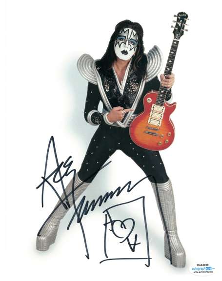 Ace Frehley Autographed Signed Kiss 8x10 Photo ACOA