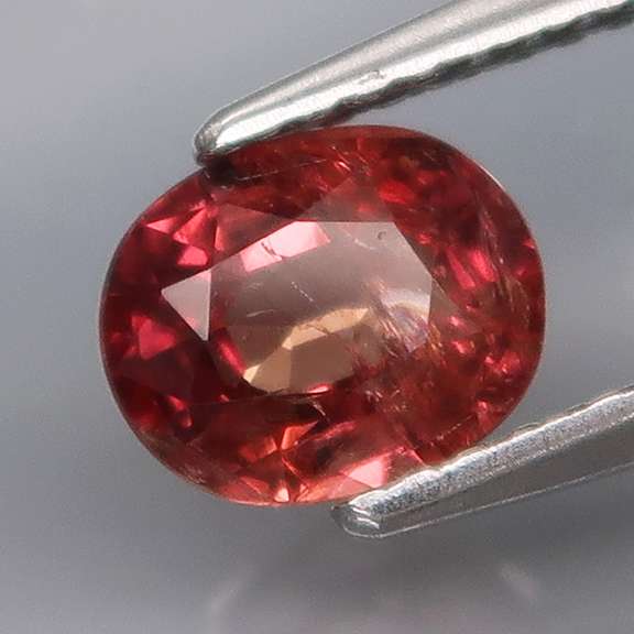 Rich warm red 1.27ct UNTREATED Sapphire