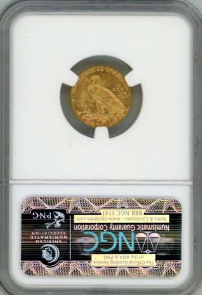 1928 $2½ Indian Gold Piece in NGC MS64