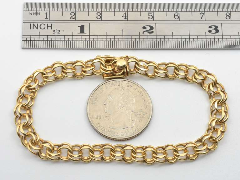 Popular Vintage 14k Charm Bracelet