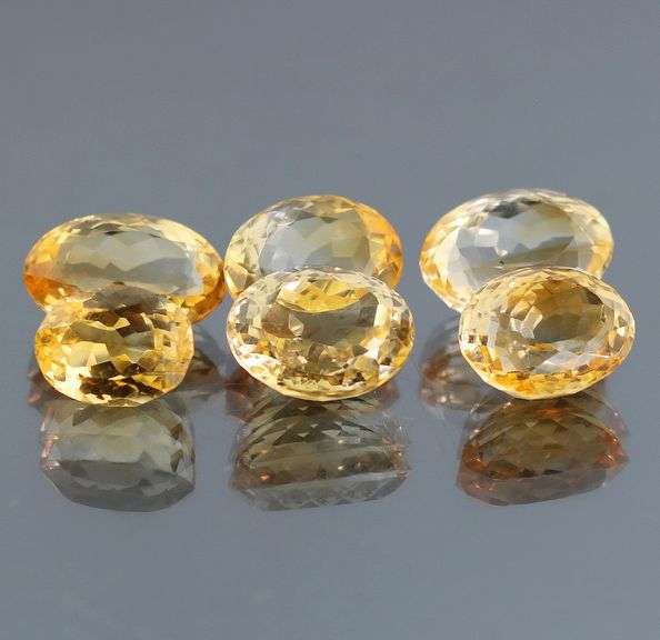 Superb 49.99ct 6pc golden Citrine set