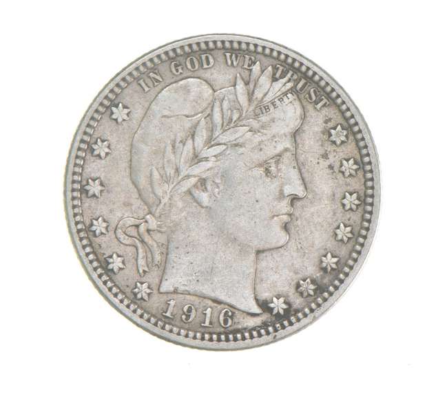 1916-D Barber Quarter