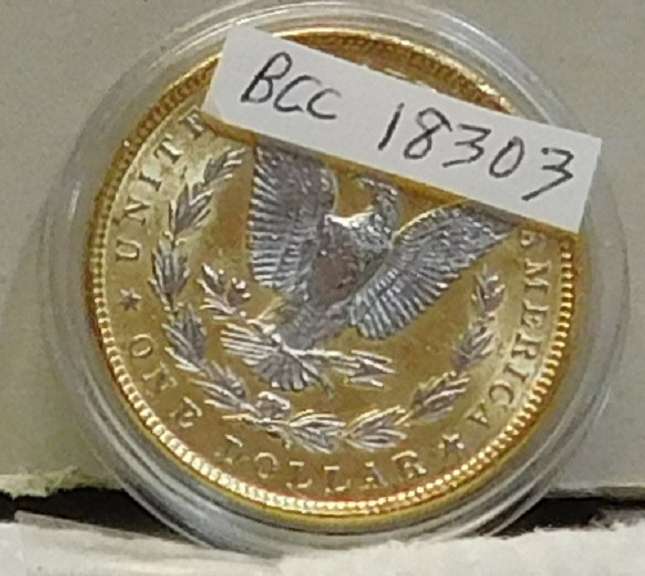 1889 Colorized Morgan Dollar