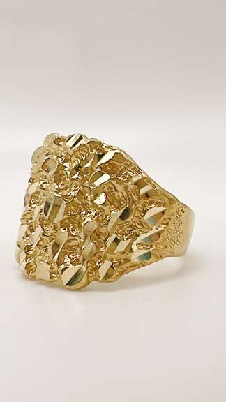 Men's 14kt Solid Yellow Gold Ring
