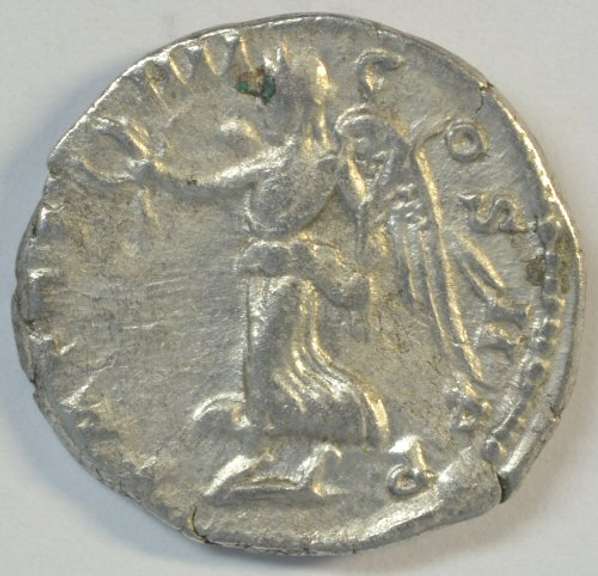 Septimius Severus Roman Silver Denarius, 193-211 AD with Victory