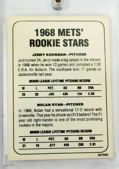 1968 Rookie Stars Reprint Baseball Card