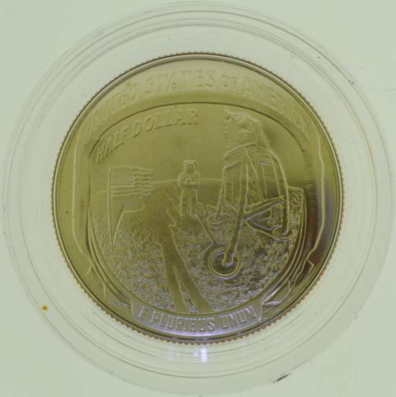 2019-D Apollo 11 50th Anniversary Uucirculated Clad Half Dollar