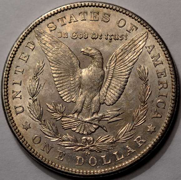 1902-O Morgan Silver Dollar, Circulated With Luster.