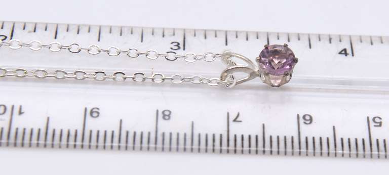 Group Lot of 3  Cubic zirconia Pendant on Chain Necklace