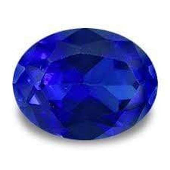 8X10MM OVAL CREATED BLUE SAPPHIRE