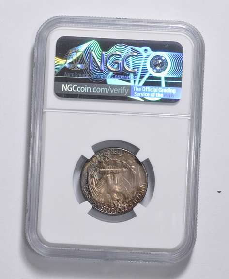 MS65 1949-D Washington Quarter - Graded NGC