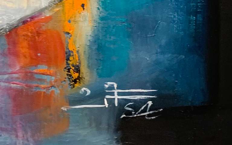 Sussan Afrasiabian Original Oil on Canvas "Elation"