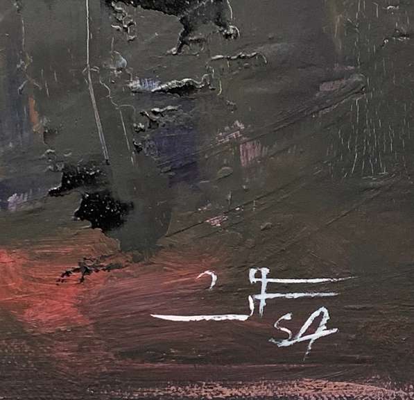 Sussan Afrasiabian Original Oil on Canvas "Self Portrait"