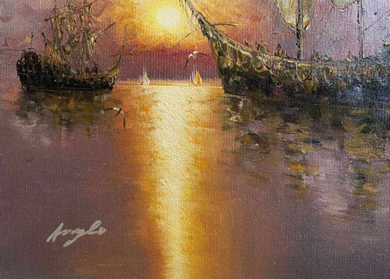 UNIQUE AND BEAUTIFUL PAINTING ON CANVAS