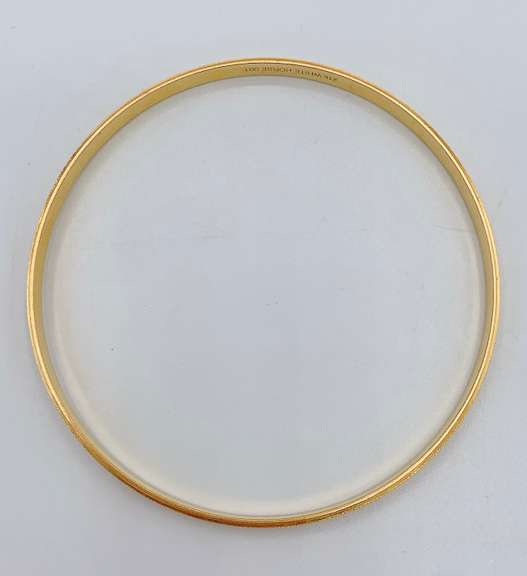 21kt Solid Yellow Gold Bangle Bracelet