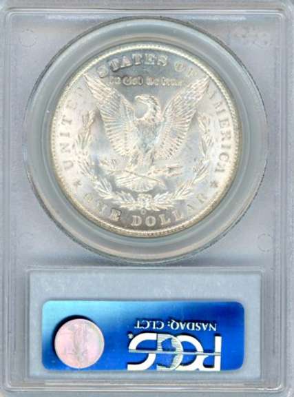 1897-O Morgan Silver Dollar in PCGS AU55
