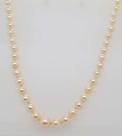 Graduated Seed Pearl Necklace