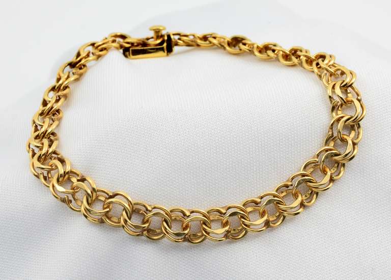 Popular Vintage 14k Charm Bracelet