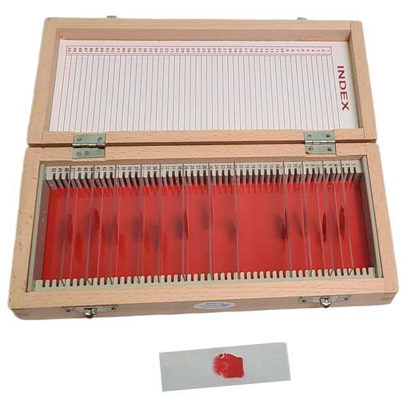 Dexter Cast Autographed Custom Blood Glass Slides Case ACOA