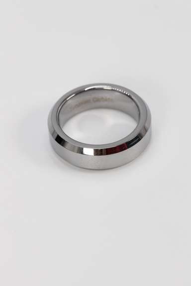 Men's Tungsten Carbide Shiny Finish Wedding Band Comfort Fit Ring Size 5